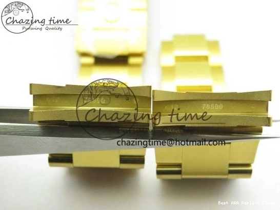 AAA Replica Watches and Daytona Noob YG Bracelet BestValue 904L SA Black Crystal Case Dial YG Best 1:1 2630 116508 Edition 0109